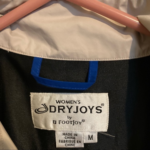 FootJoy Short Sleeve Half Zip Pullover Navy Blue- Medium - Picture 10 of 13